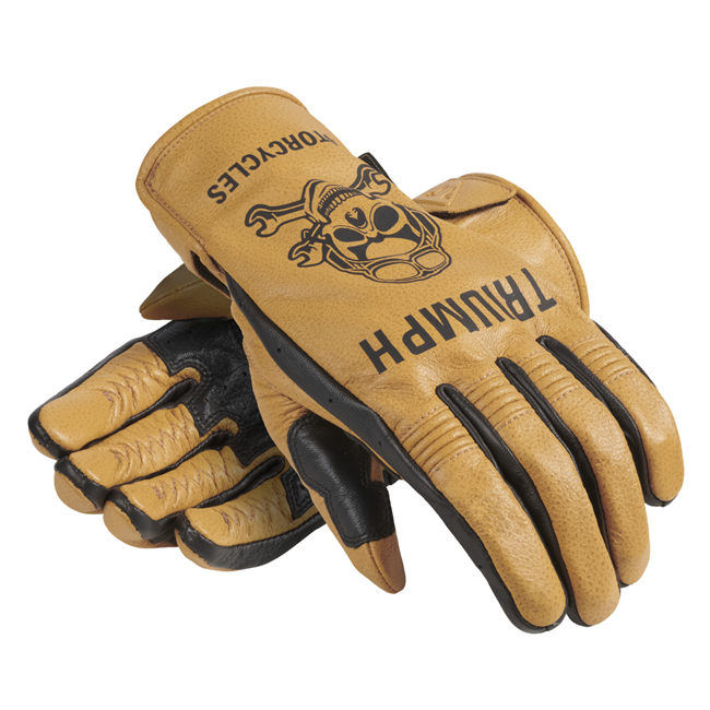 HELLO MOTO GLOVE GOLD / BLACK