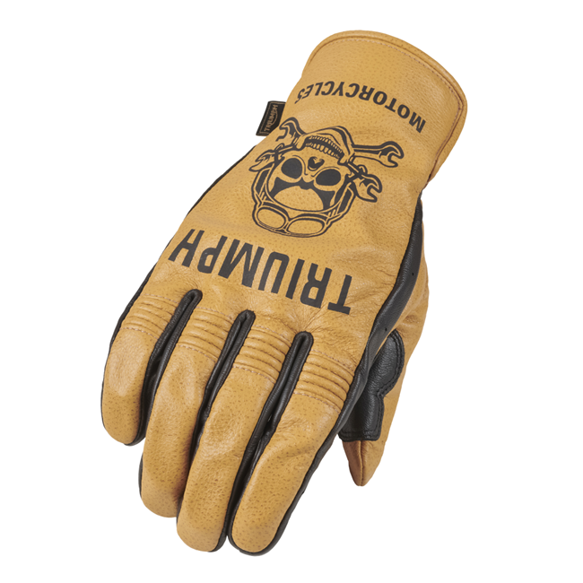 HELLO MOTO GLOVE GOLD / BLACK
