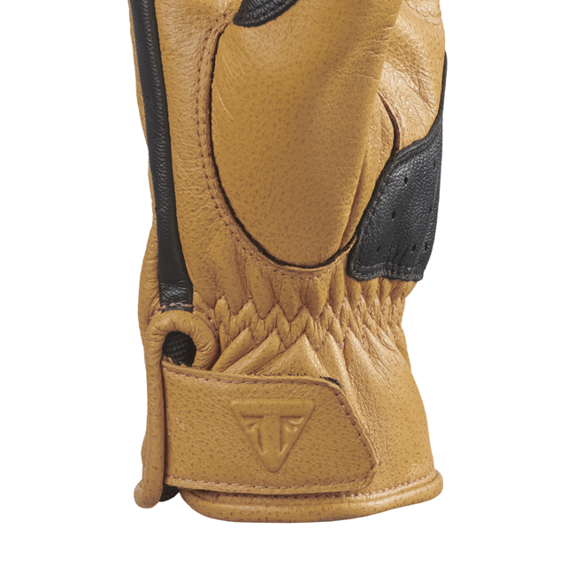 バイクウェア・装備 TRIUMPH,DALTON GLOVE,GOLD-M HELLO MOTO GLOVE GOLD / BLACK