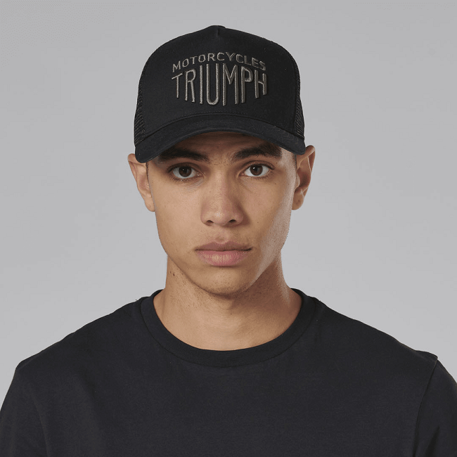 ELLIS TRUCKER CAP BLACK / BLACK