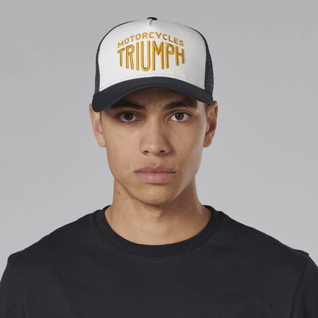 ELLIS TRUCKER CAP BONE / NAVY