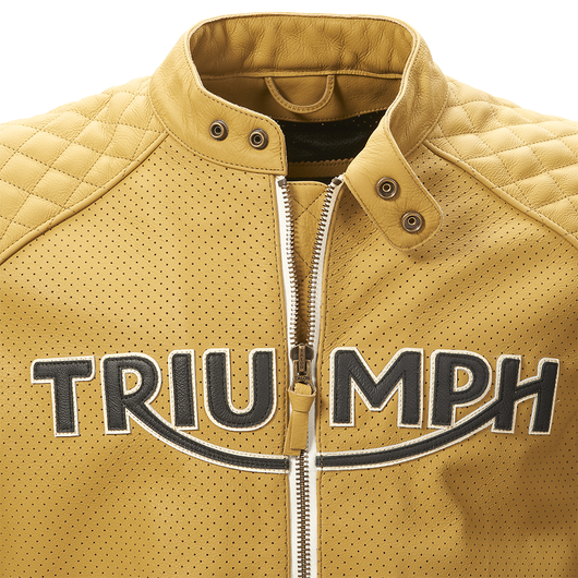 BRADDAN AIR RACE JACKET - GOLD
