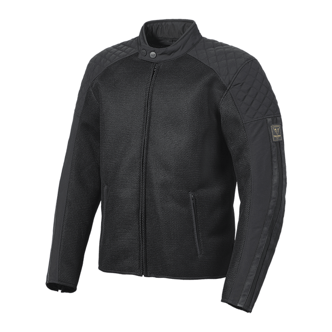 BRADDAN RETRO MESH JACKET BLACK
