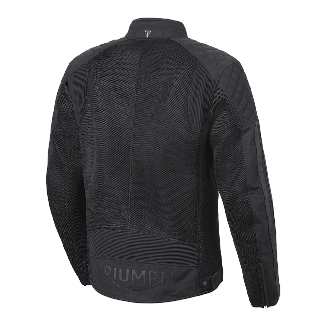 トライアンフ メッシュジャケット BRADDAN RETRO JACKET Braddan Retro Mesh Black Jacket | Motorcycle Clothing