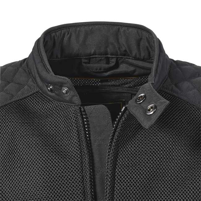 BRADDAN RETRO MESH JACKET BLACK