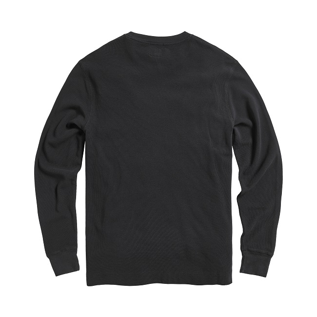 gushpaper WAFFLE L/S TEE BLACK Mサイズ gushpaper WAFFLE L/S TEE BLACK Mサイズ
