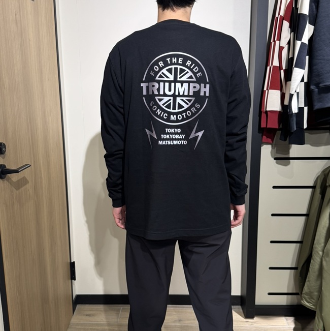 Sonic Motors Original Long T-SHIRT BLACK